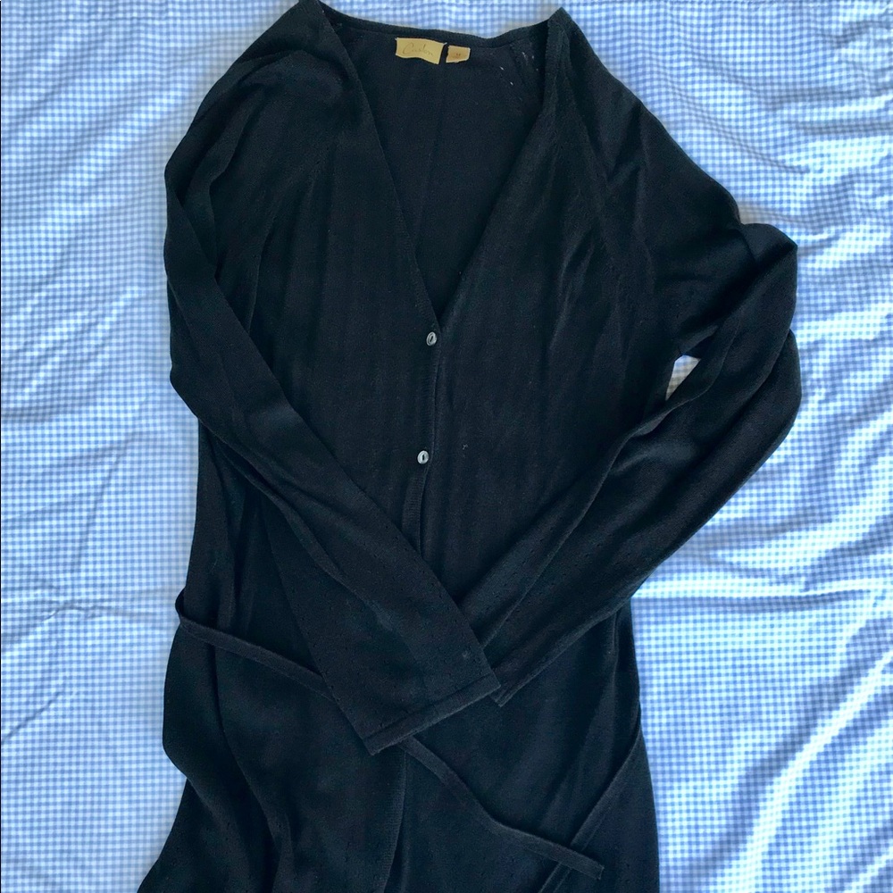Black Caslon ‘duster’ sweater